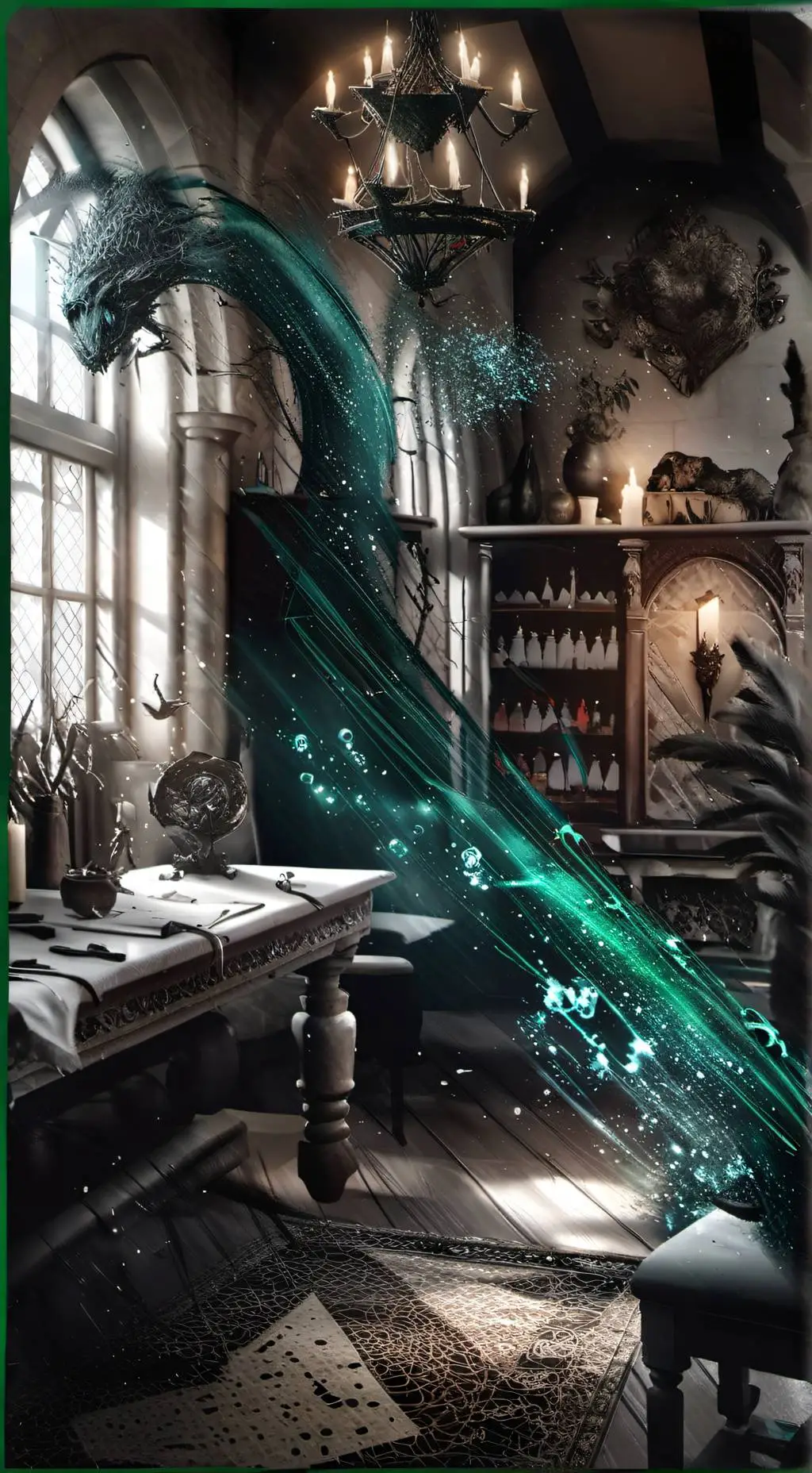 ai character: yn x draco background