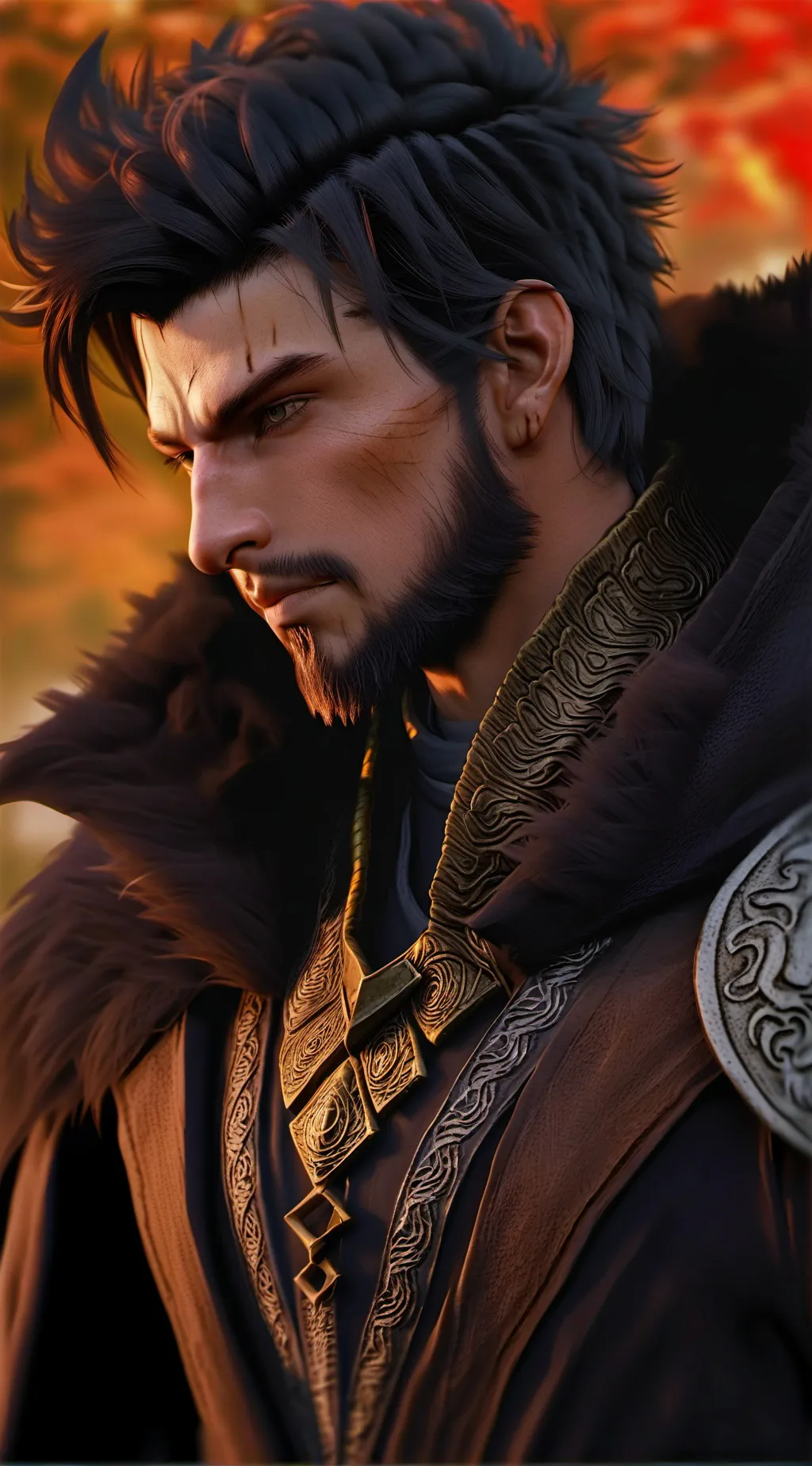 ai character: the dragon king background