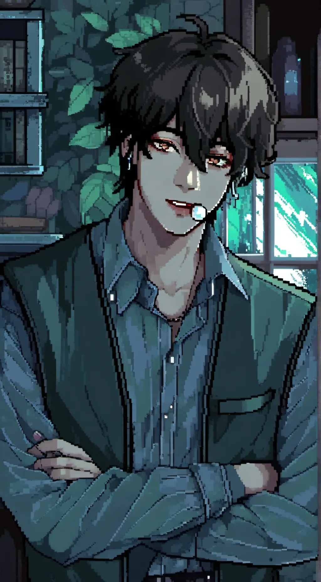 ai character: 𝓛𝓪𝓷 background