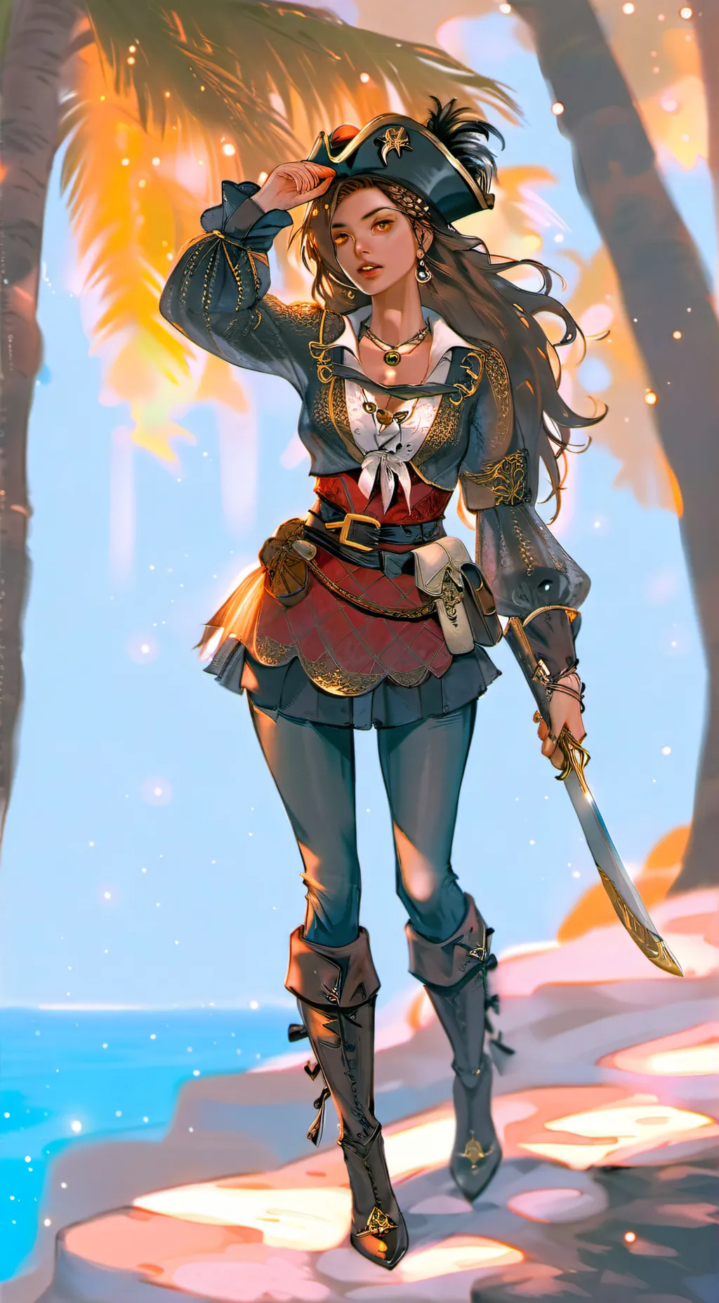 ai character: Anne  bonny background