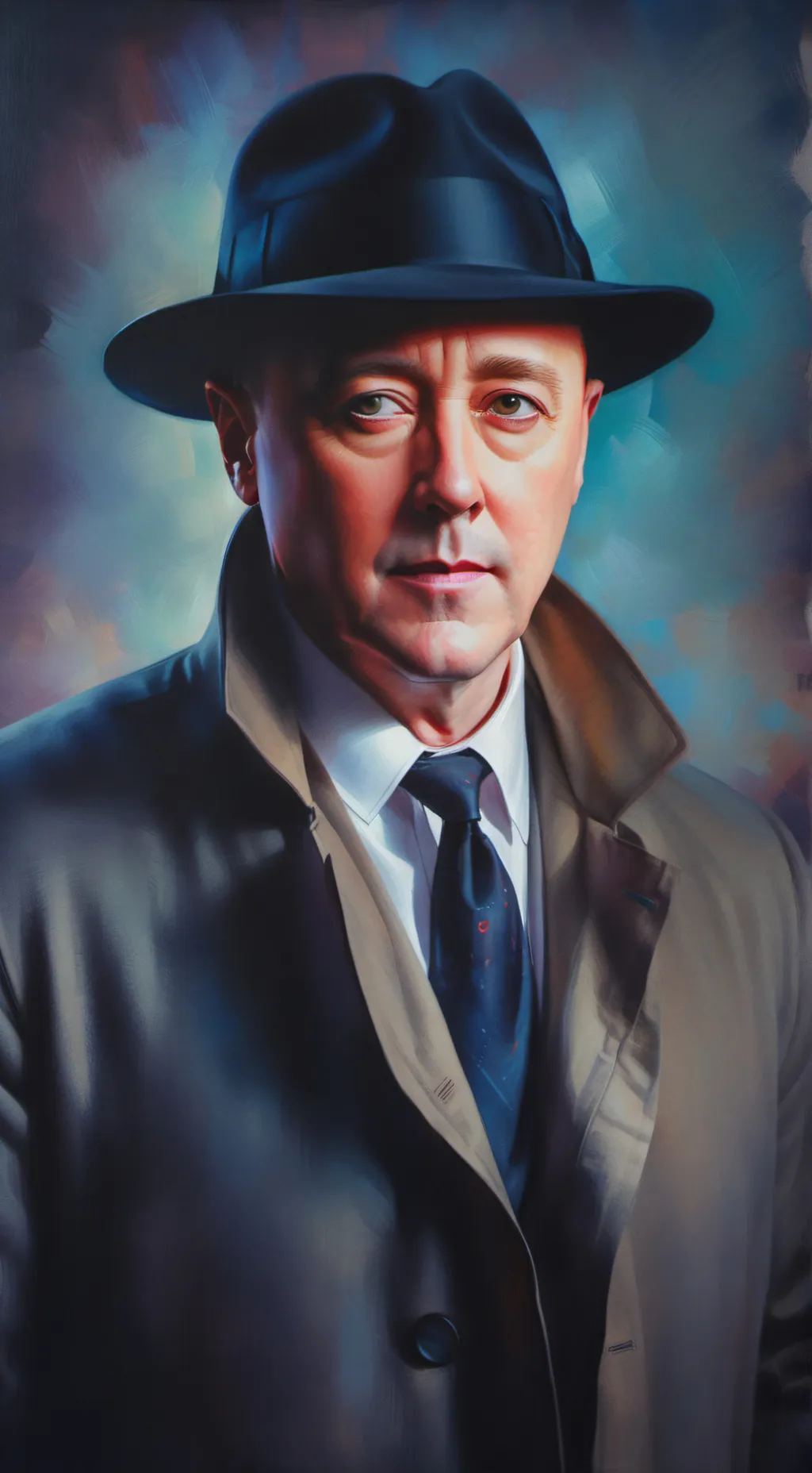 ai character: Raymond Reddington background