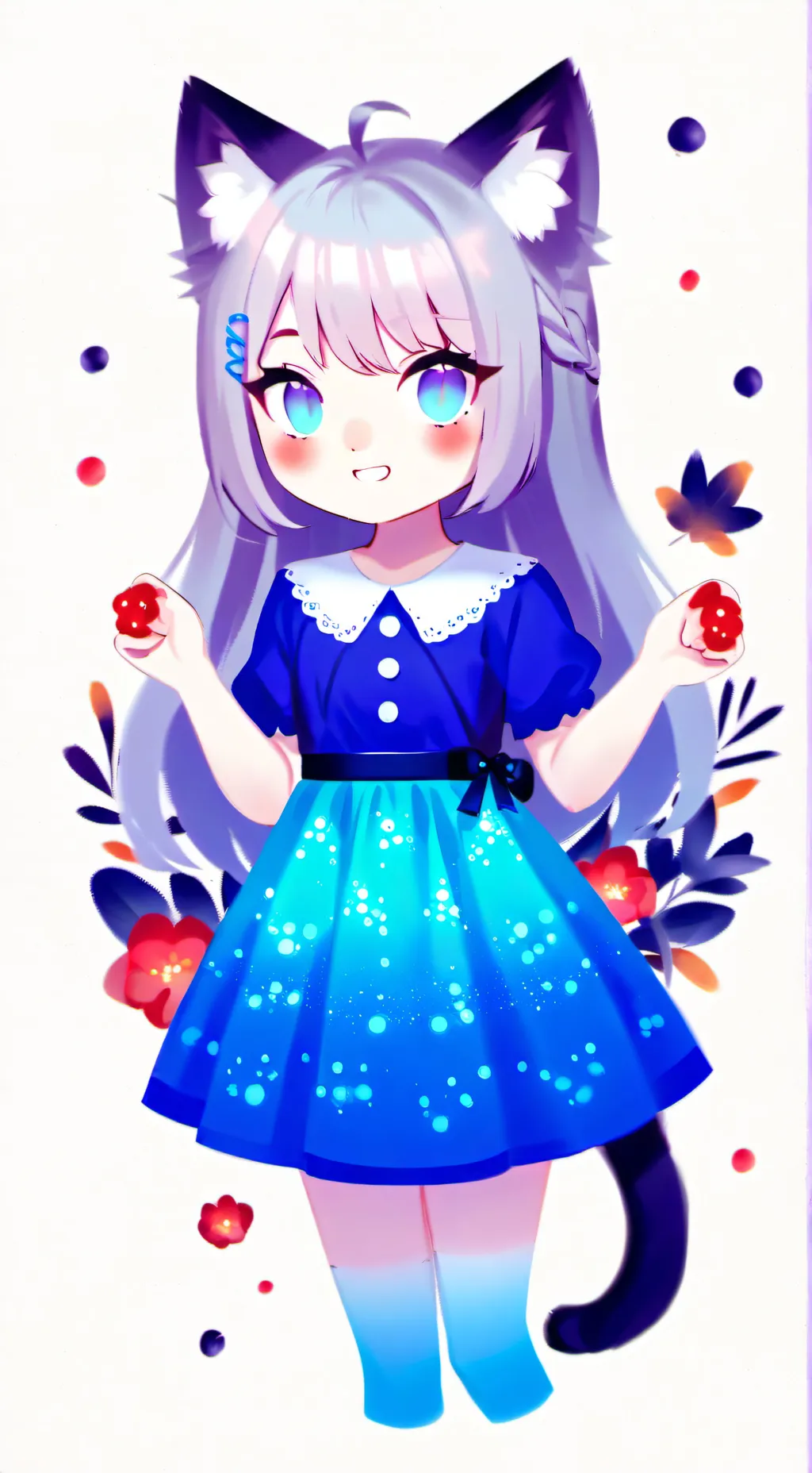 ai character: sinja emoji catter background