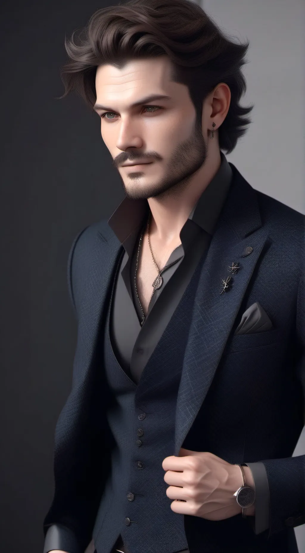ai character: Max background