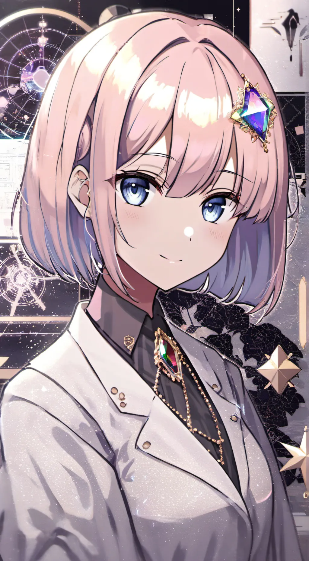 ai character: una reina del caos background