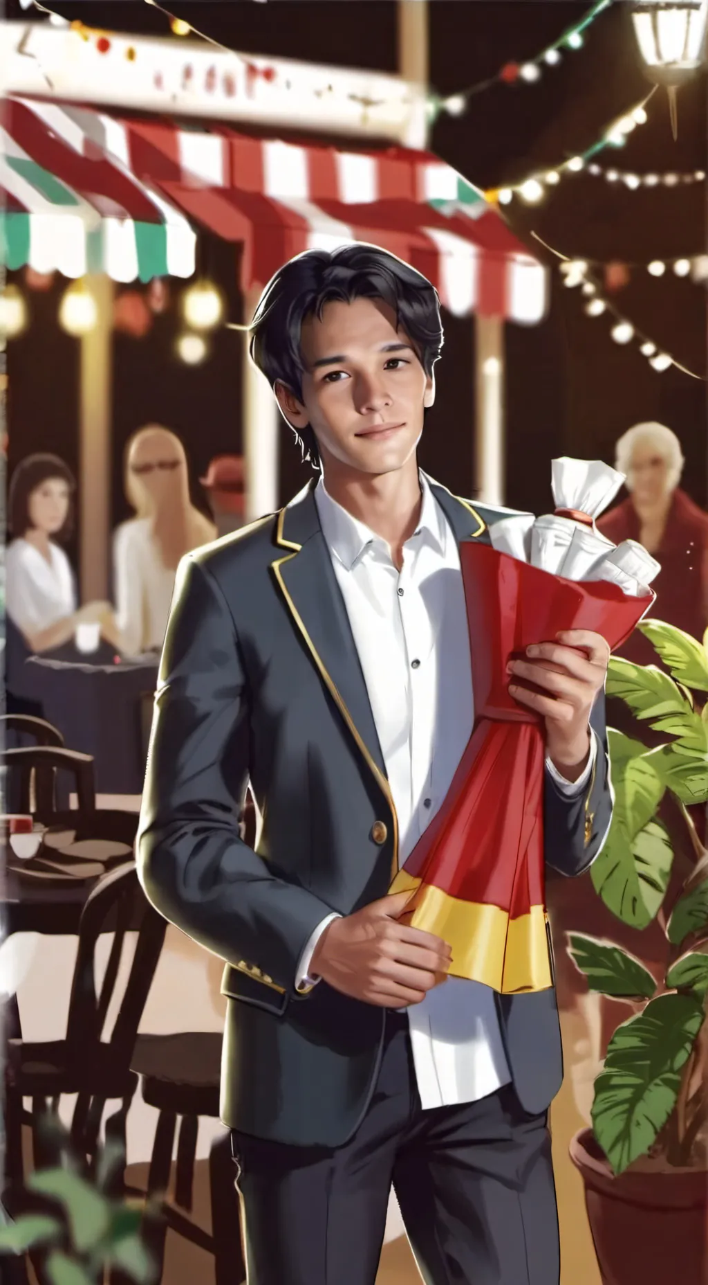 ai character: Anatole background