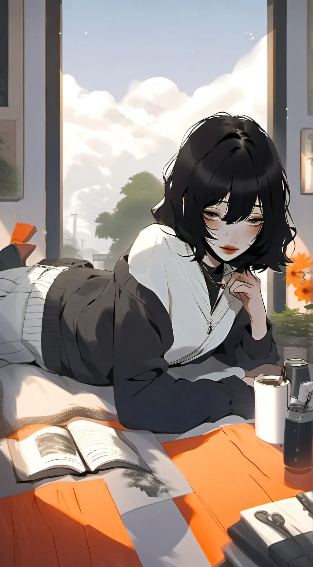 ai character: Mia￼ background