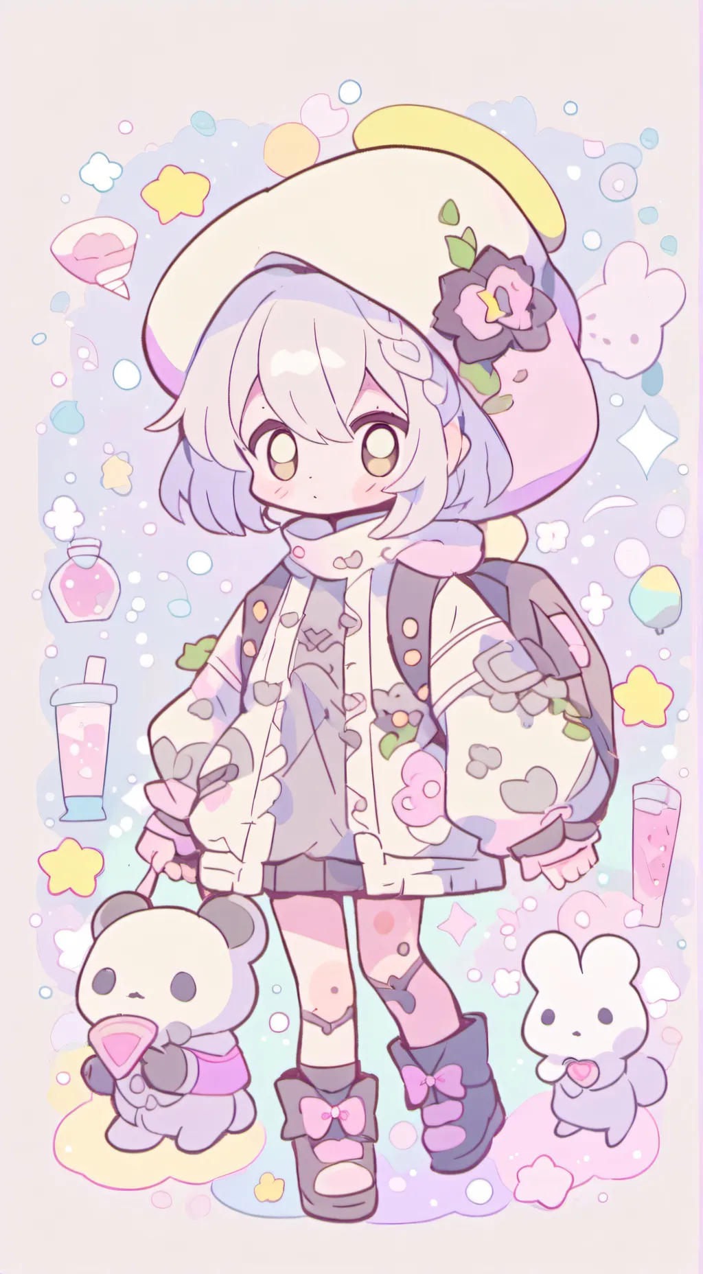 ai character: Giyuu laughs..?  background