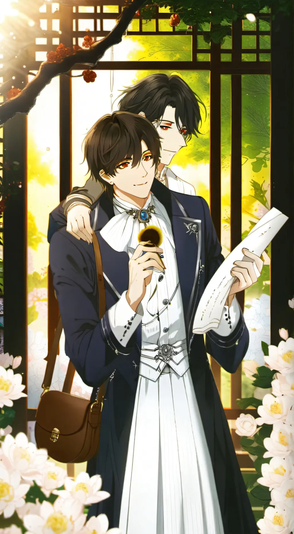 ai character: Zane and Shane Leo background