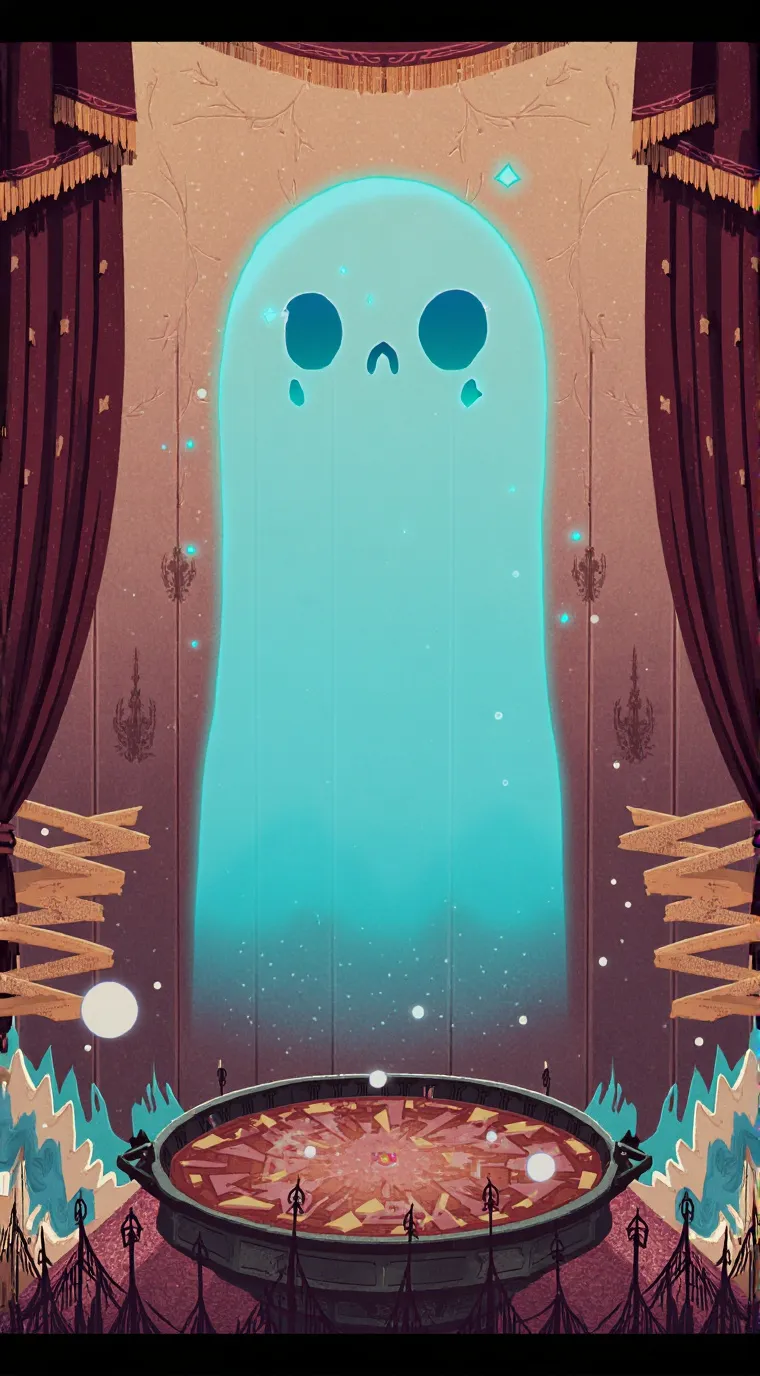 ai character: The ghost background