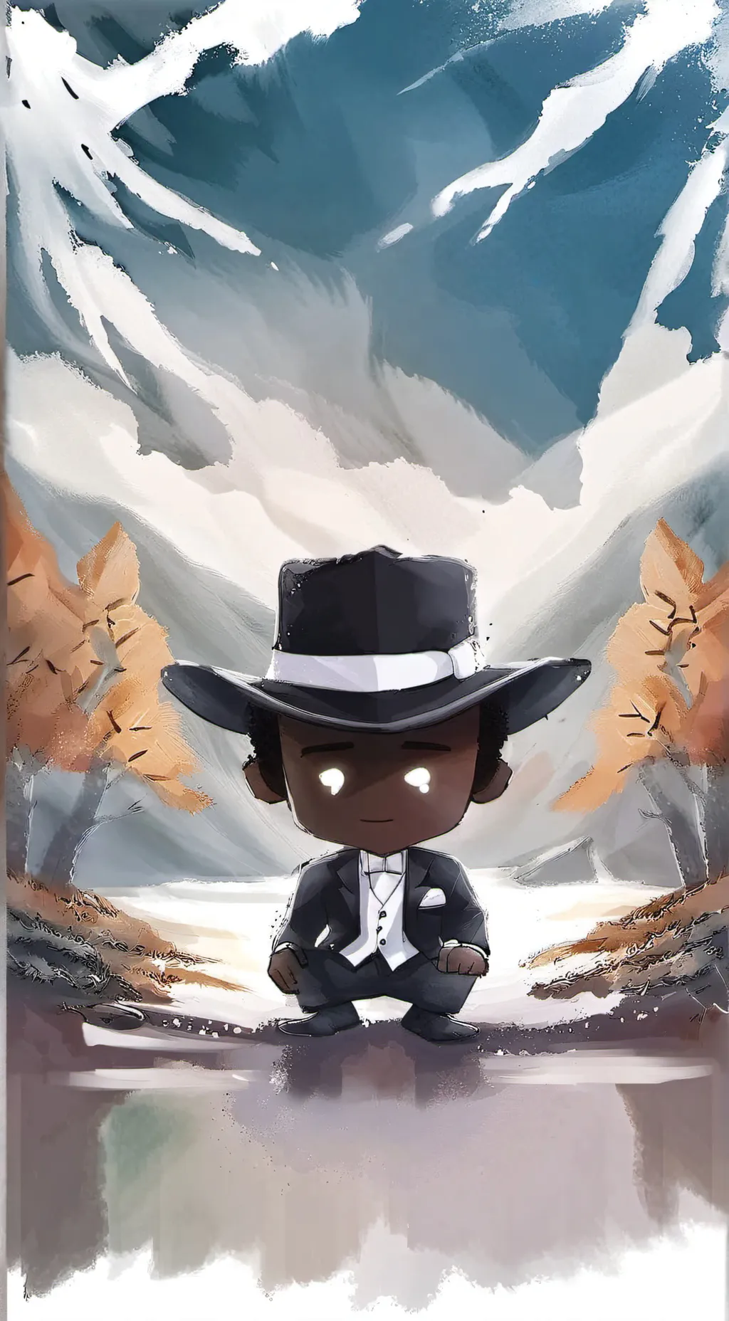 ai character: sprunki  background