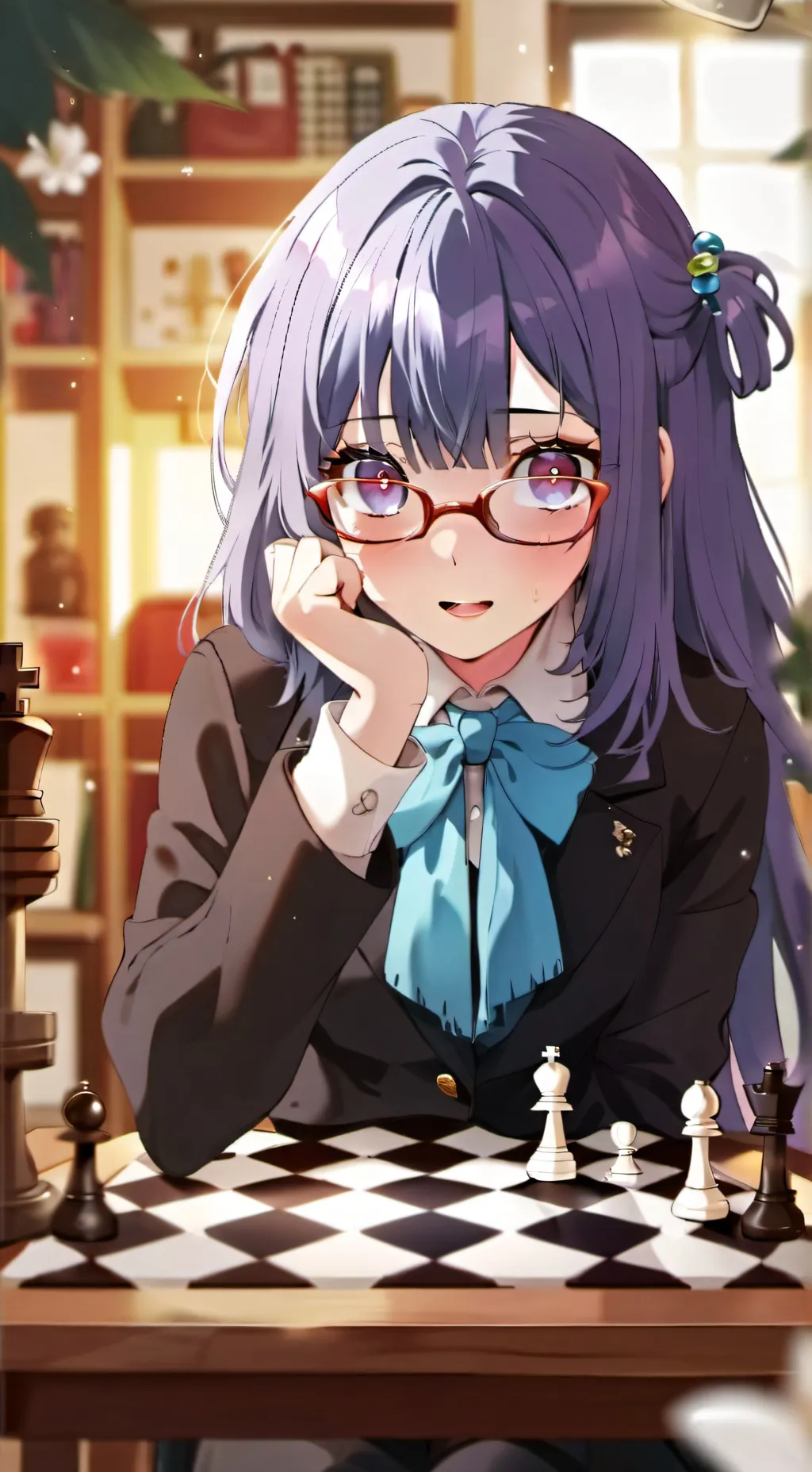 ai character: Luna background