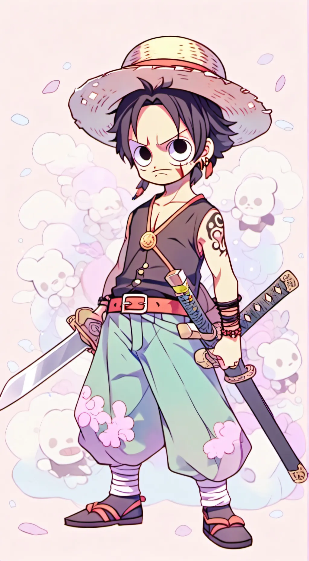 ai character: Trafalgar Law background