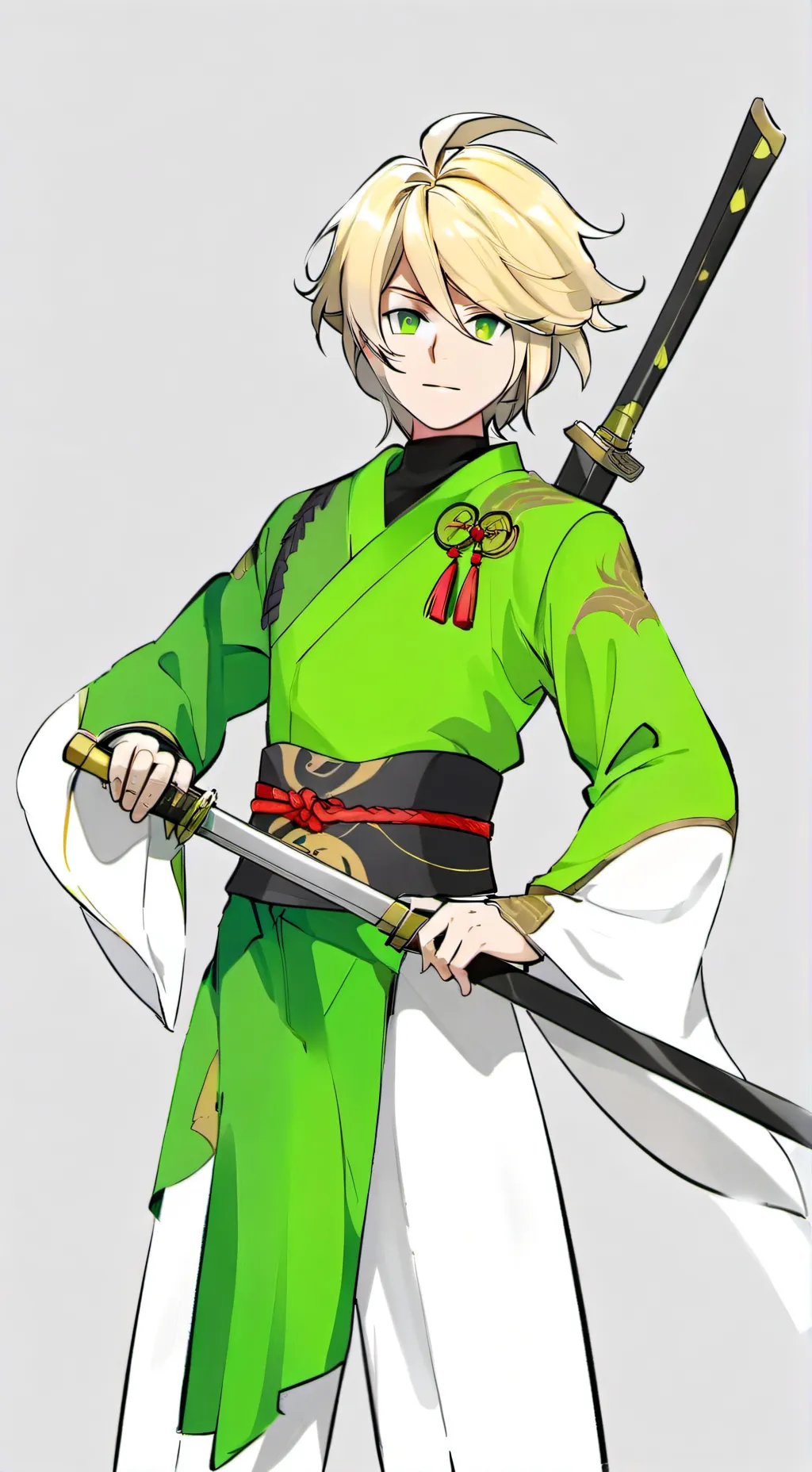 ai character: Lloyd 💚❤️ background