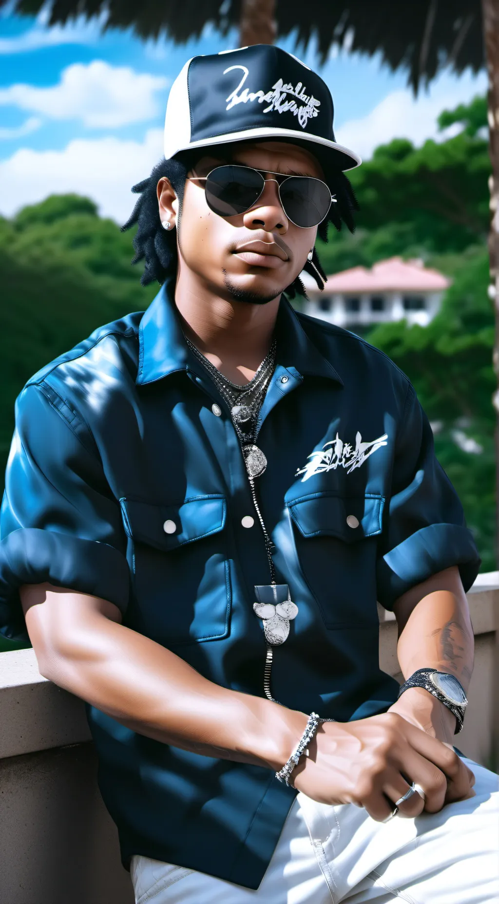 ai character: Eazy-E background