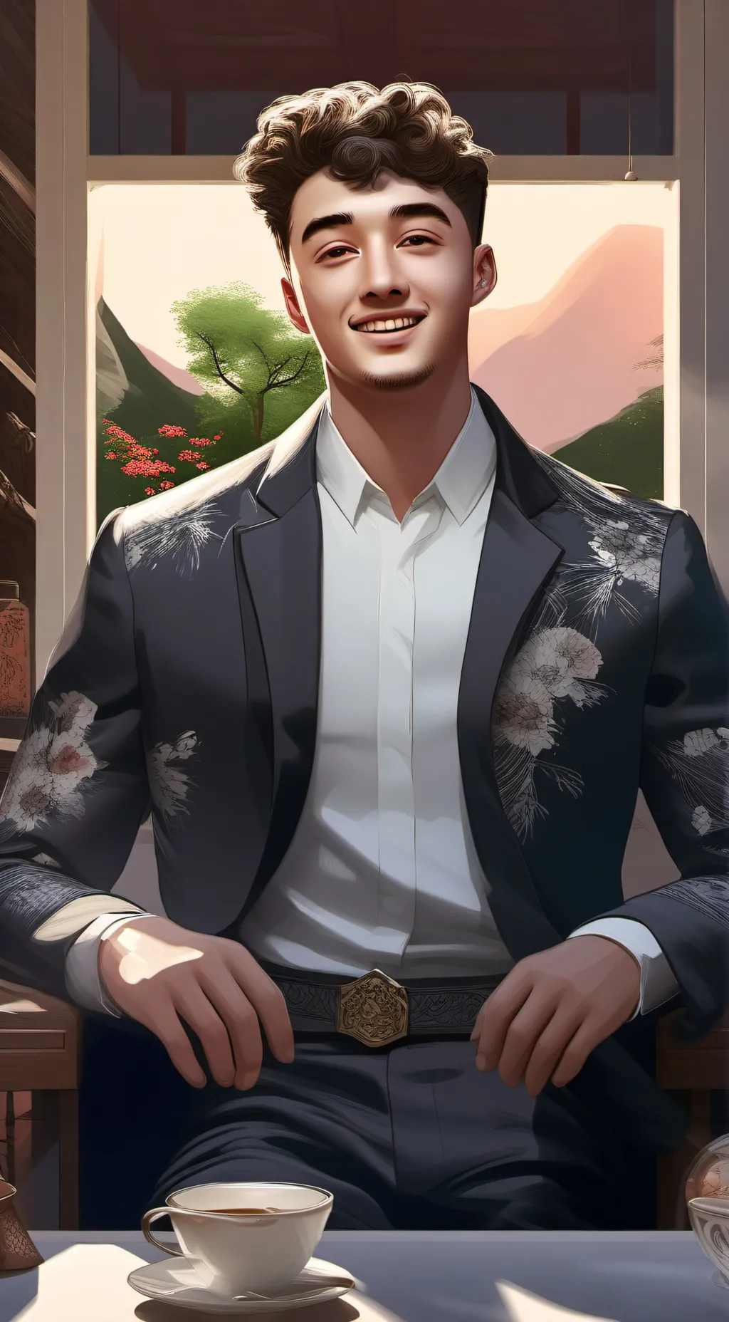 ai character: Inoxtag background