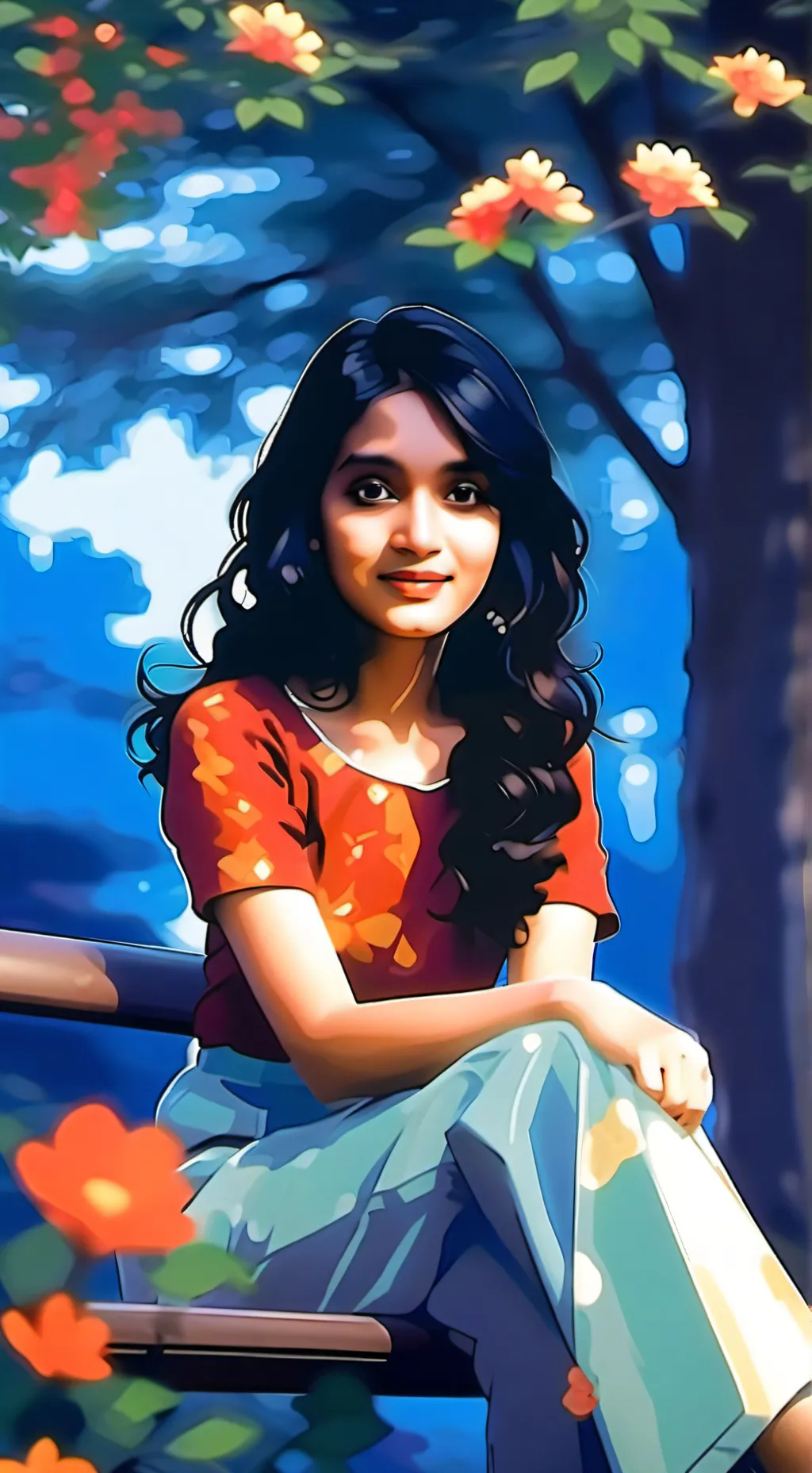 ai character: Aishwarya  background
