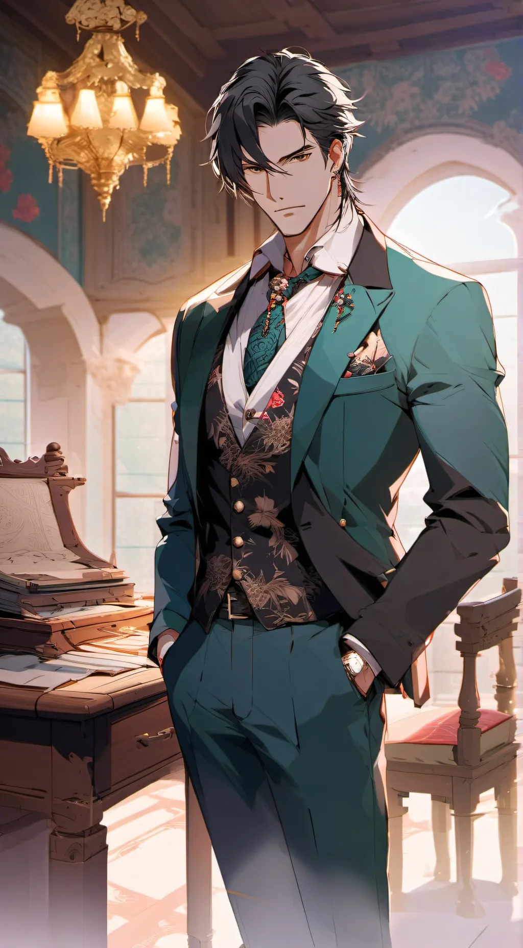 ai character: Oliver Greencrest background