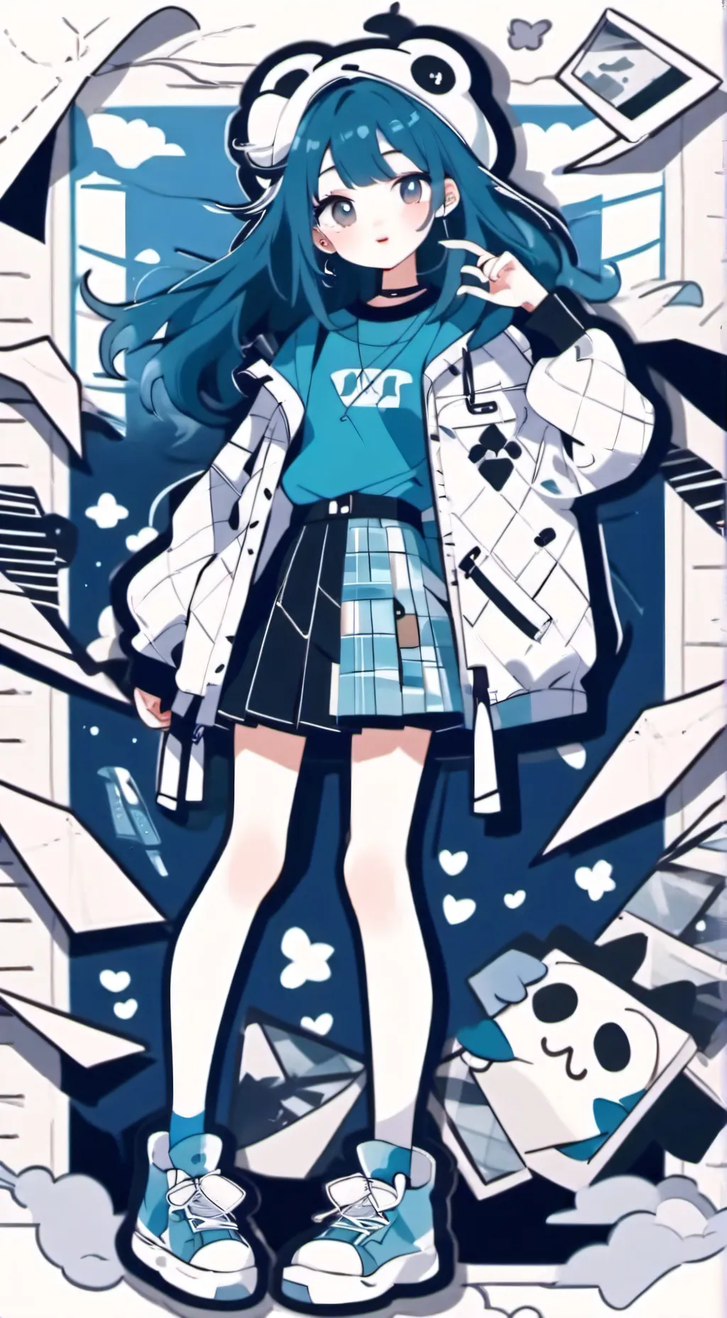 ai character: Ella  background