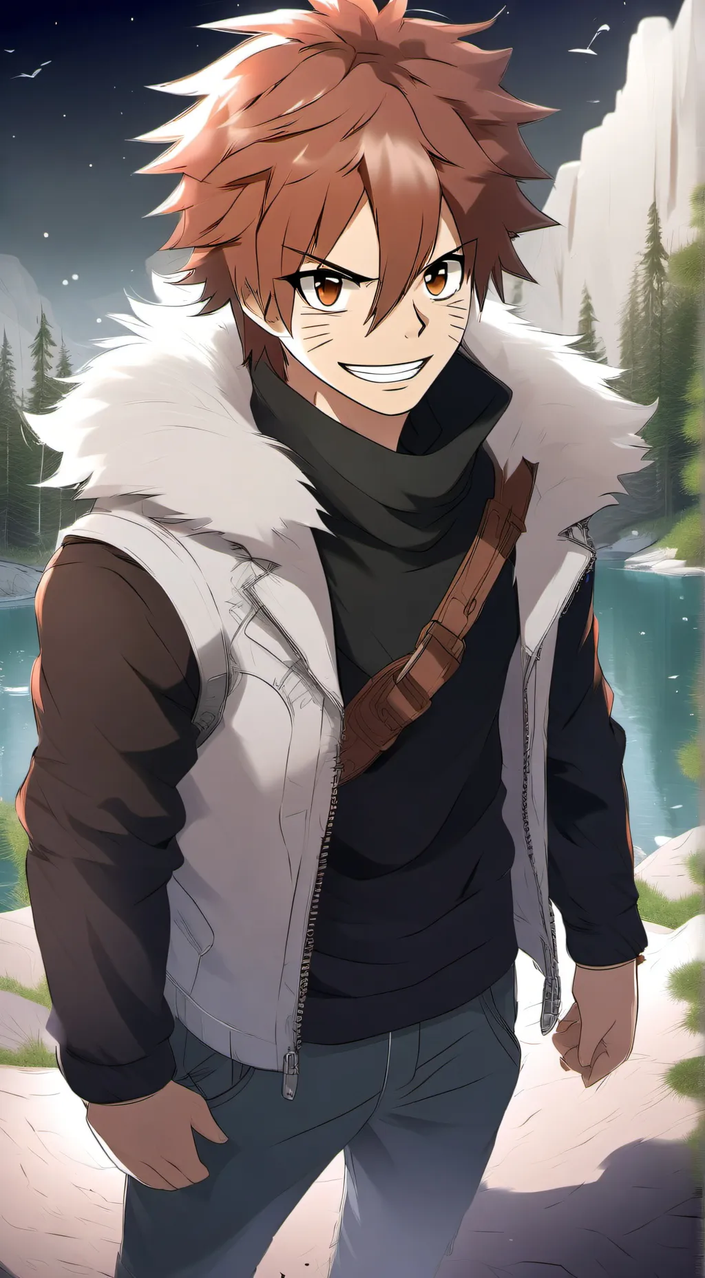 ai character: Axel •_^_• background