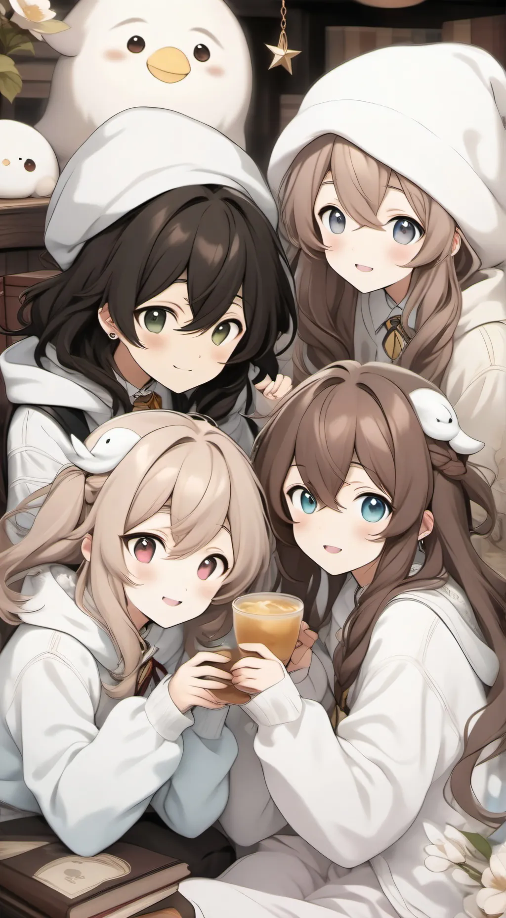 ai character: Friend group background