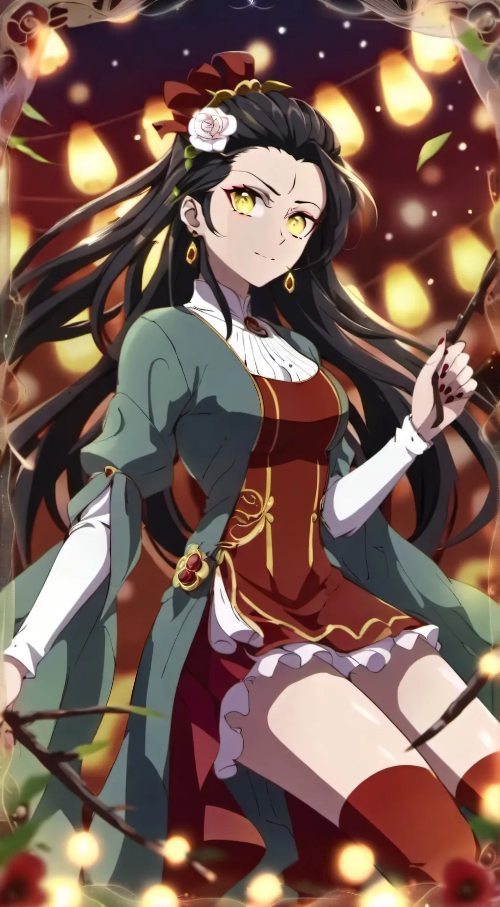 ai character: Daki background