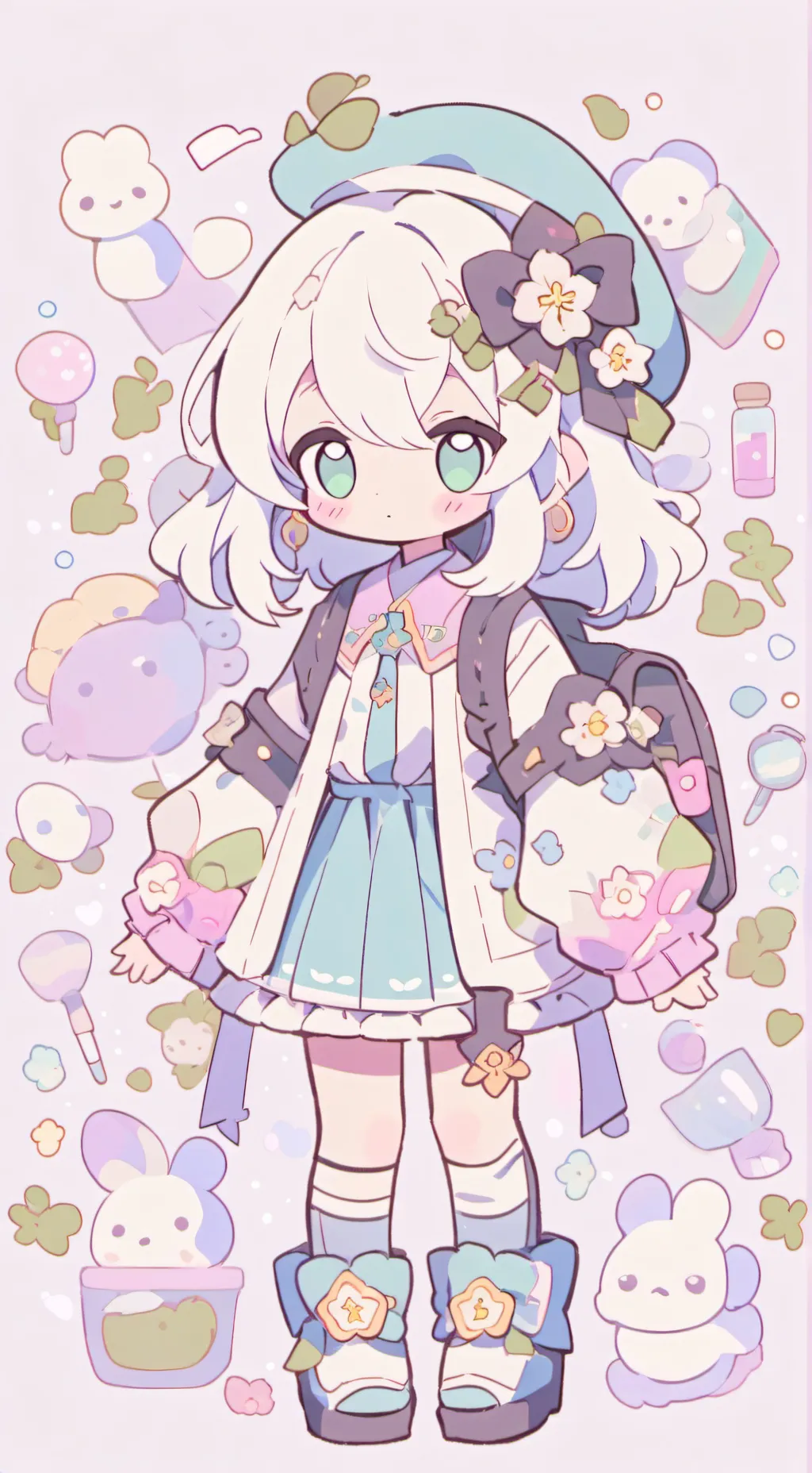 ai character: Demon slayer background