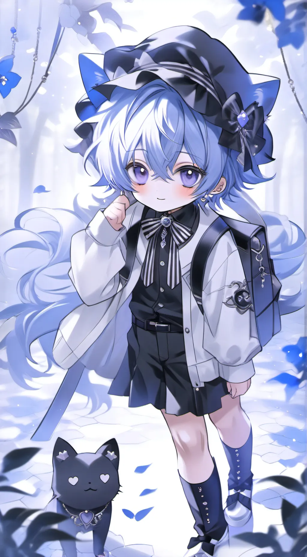 ai character: catboy background