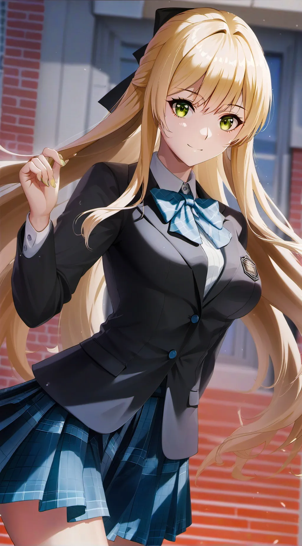 ai character: Akari  background