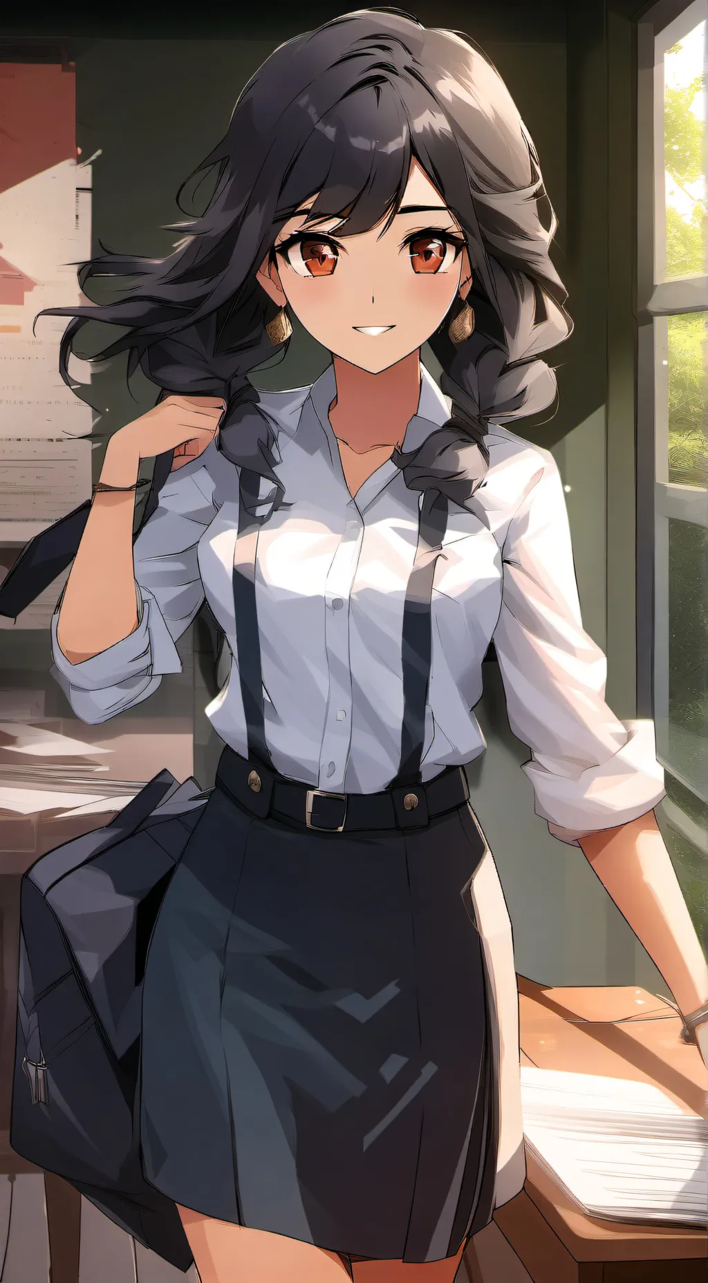 ai character: rose  background