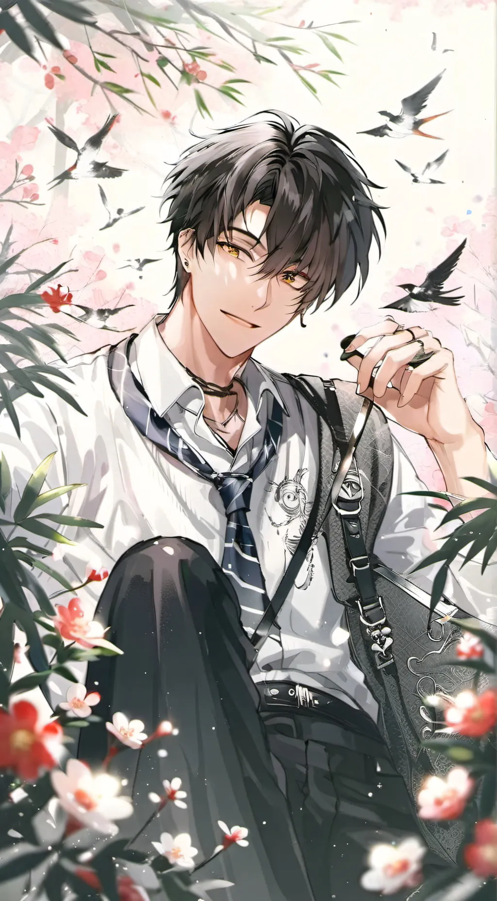 ai character: Zero  background