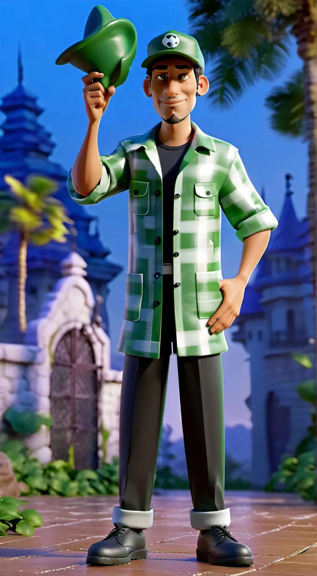 ai character: FERNANFLO  background
