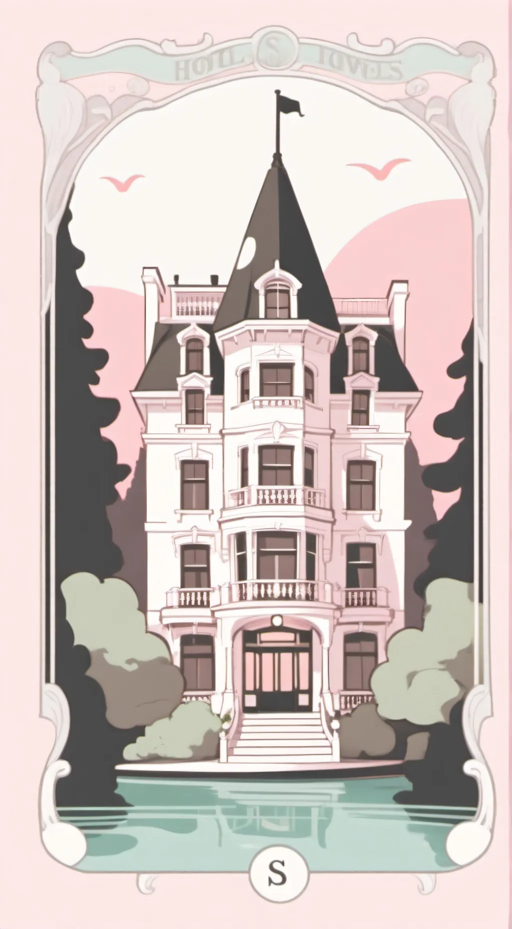 ai character: Radioapple background