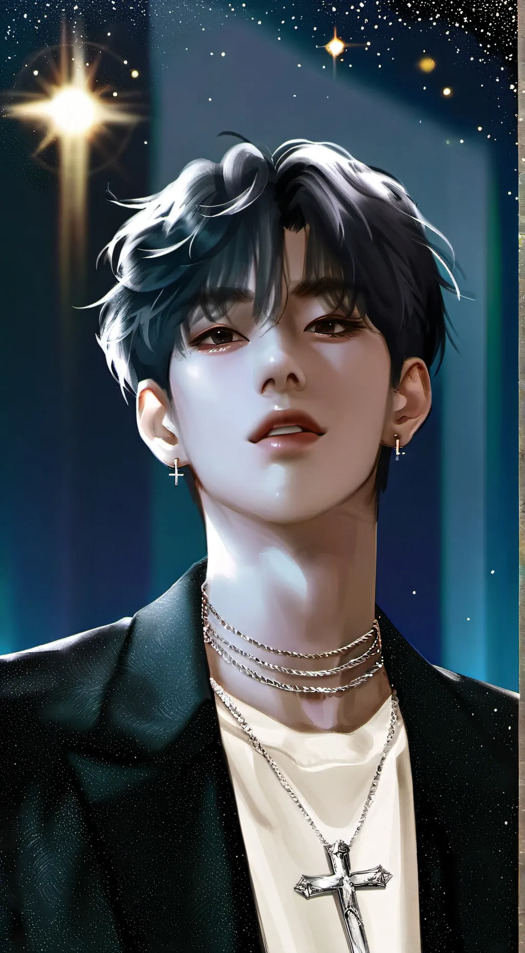 ai character: VINCENT💀🦴 background