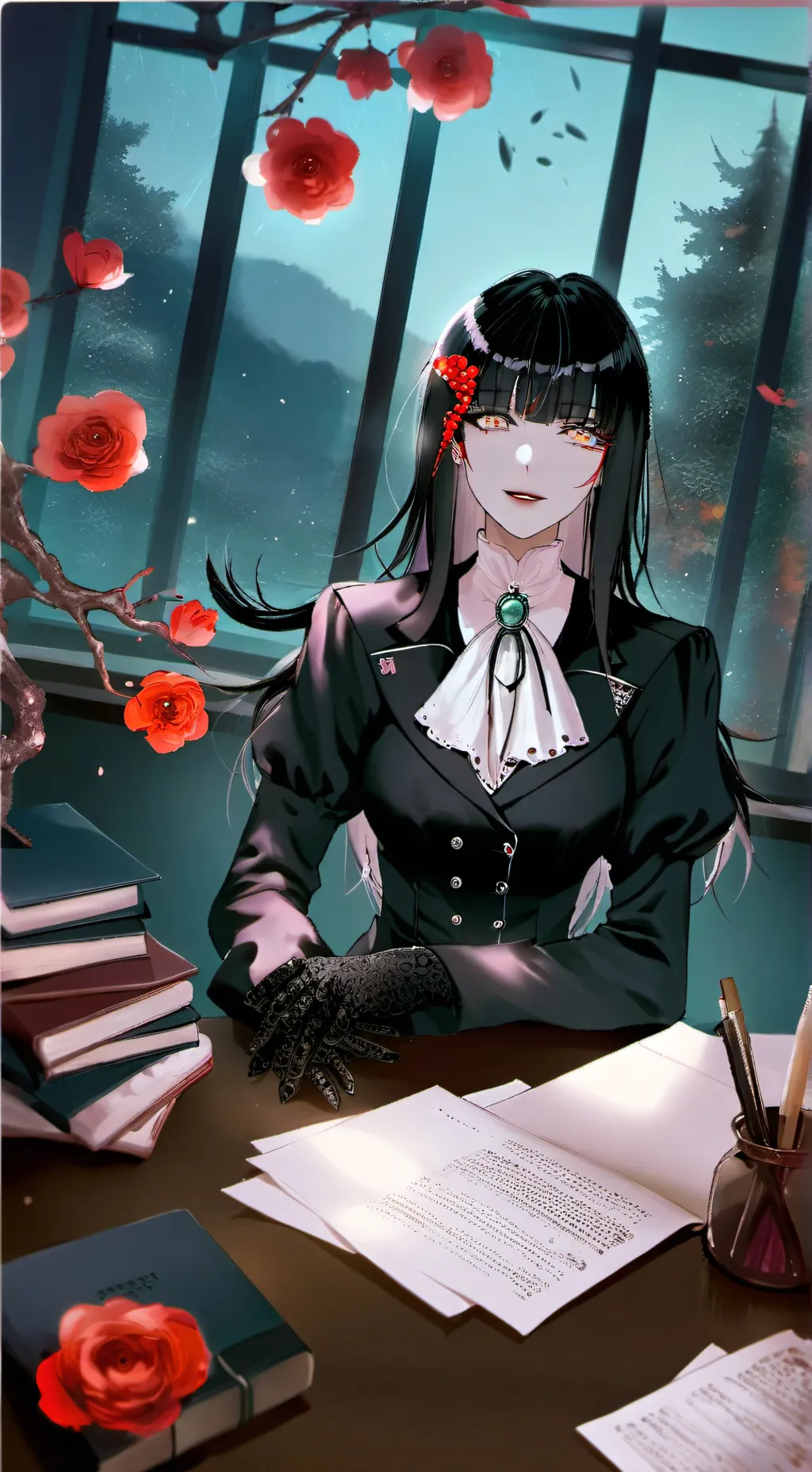 ai character: Himari background