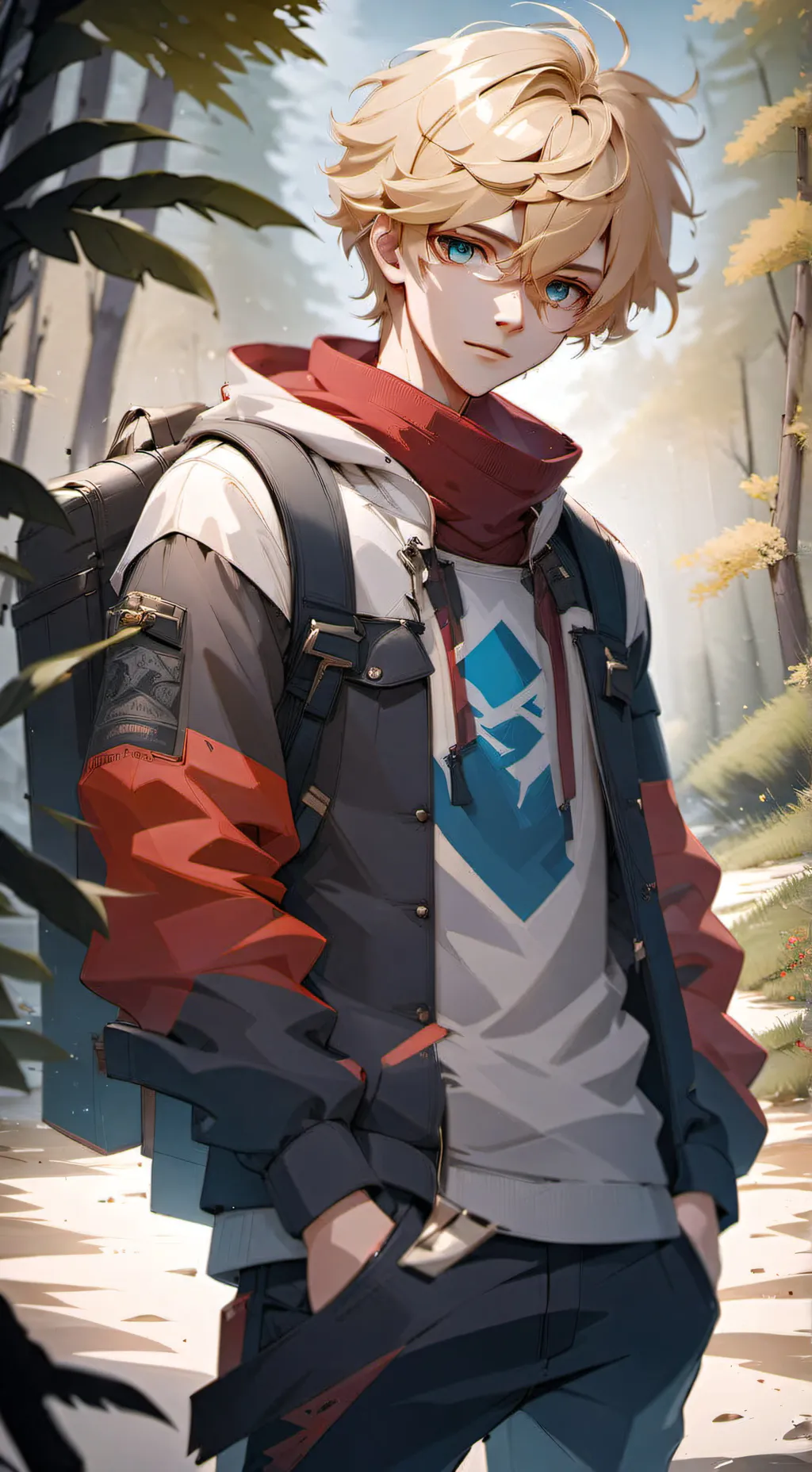 ai character: 🫐Levin🥝 background
