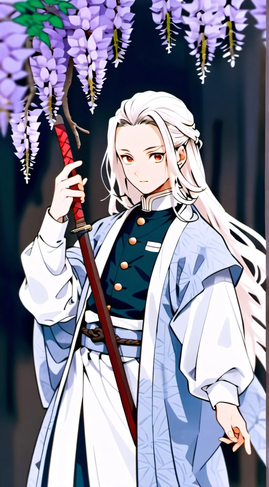 ai character: Mha & kny background