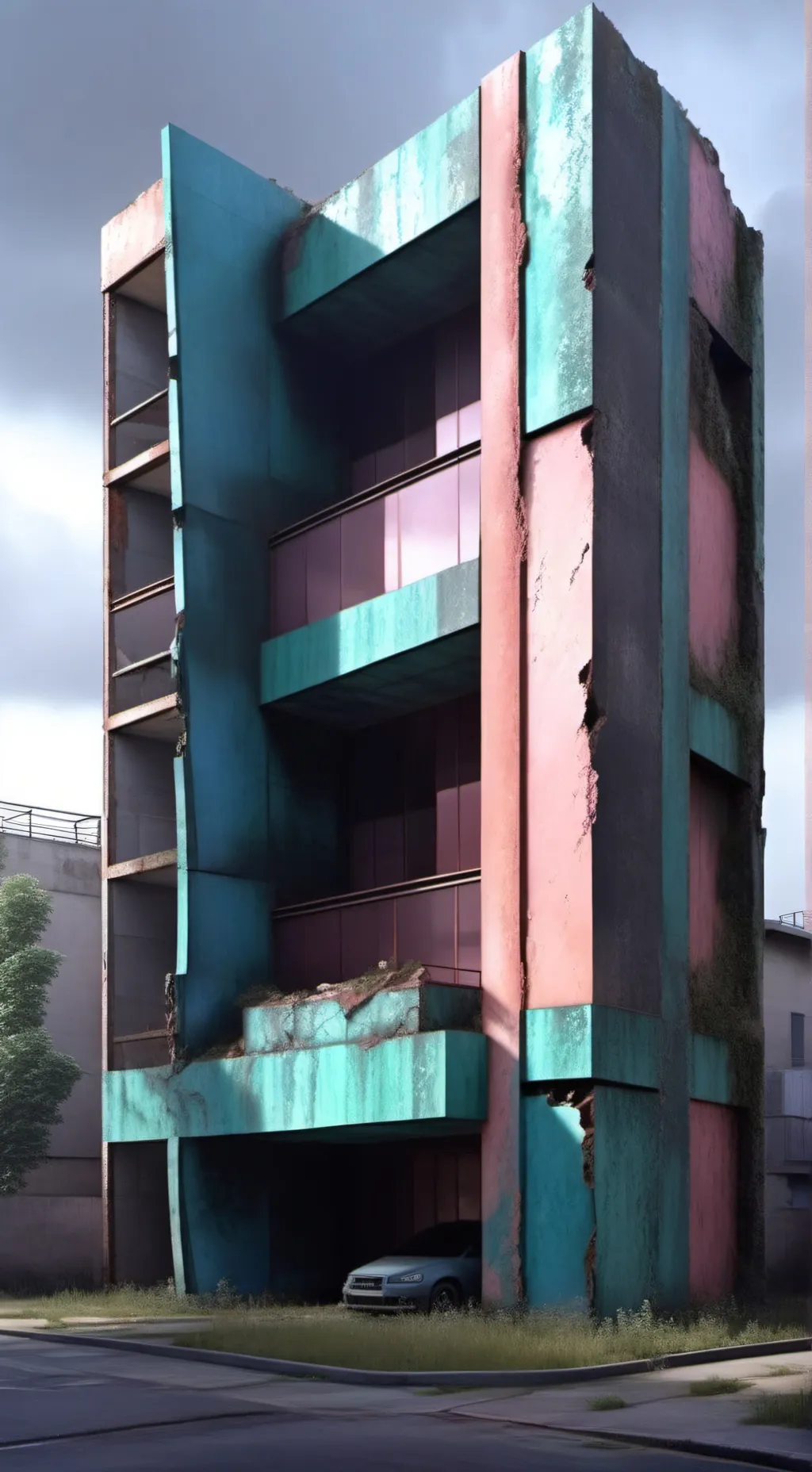 ai character: Korean death mall. background