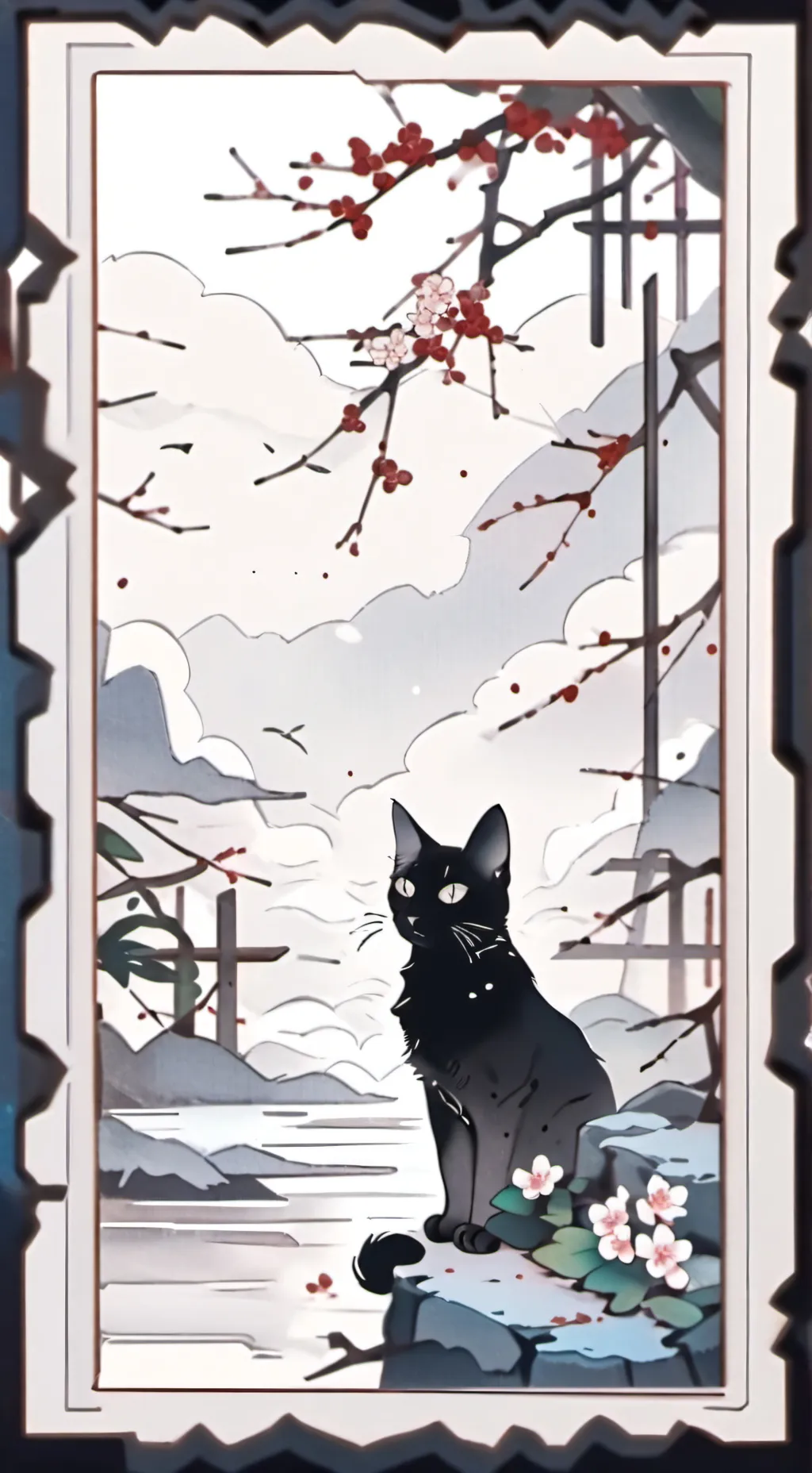 ai character: cat background