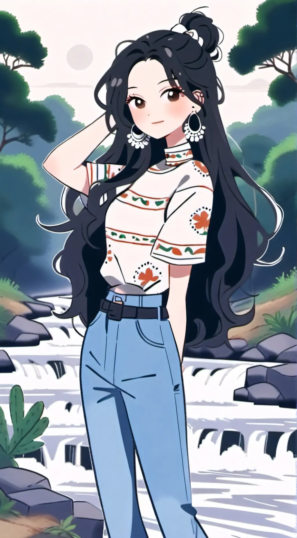 ai character: Grace Reyna background