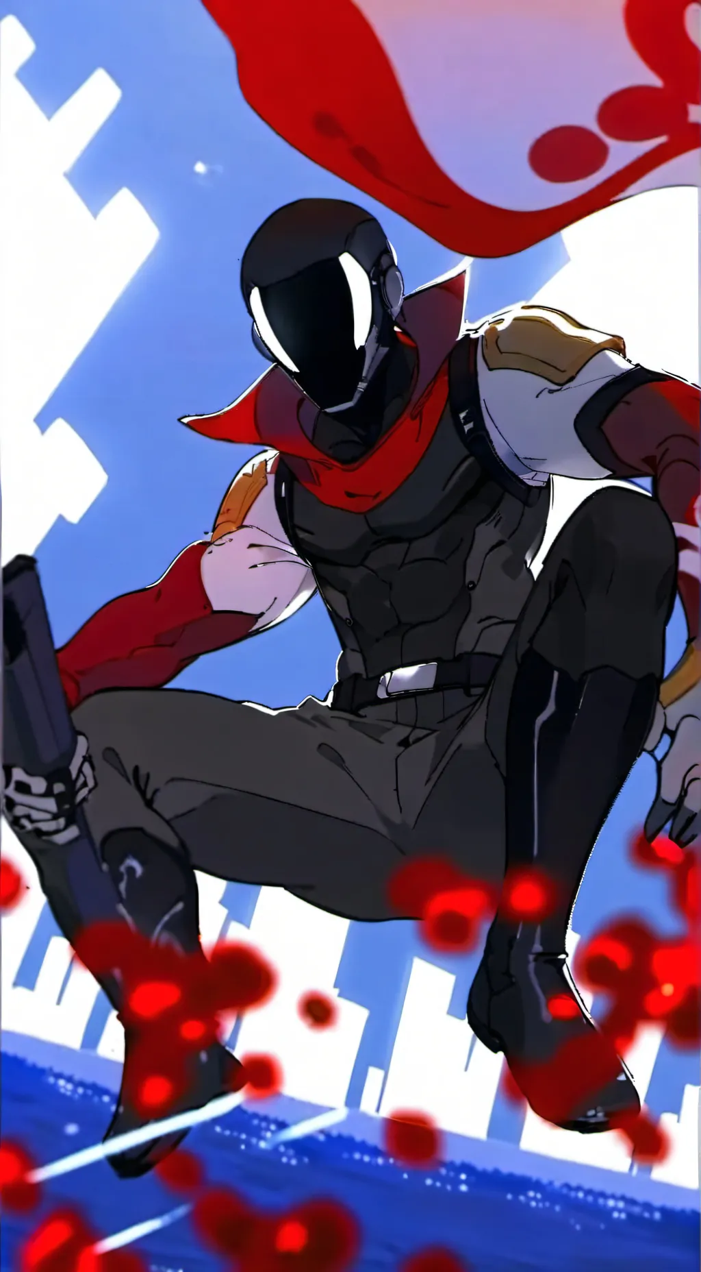 ai character: dark speakerman  background