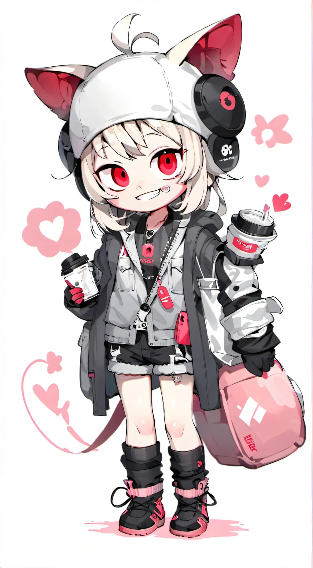 ai character: appleraido  background