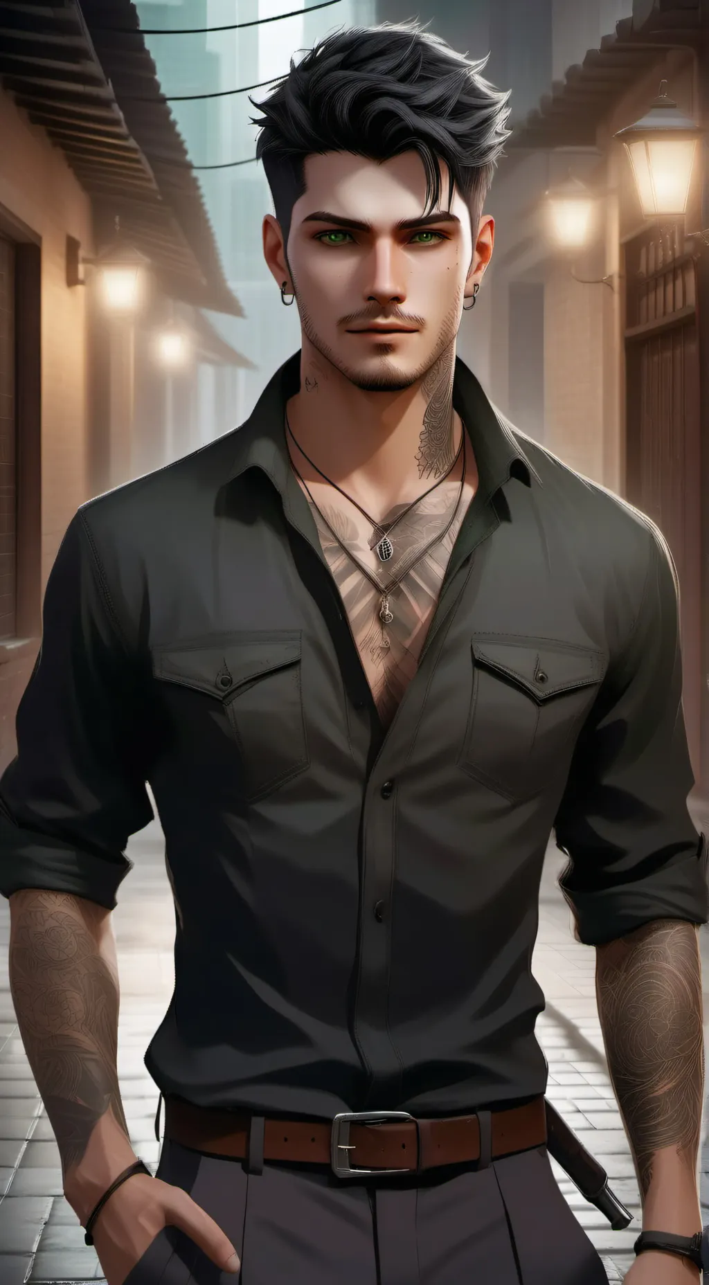 ai character: Tristan Kamper background