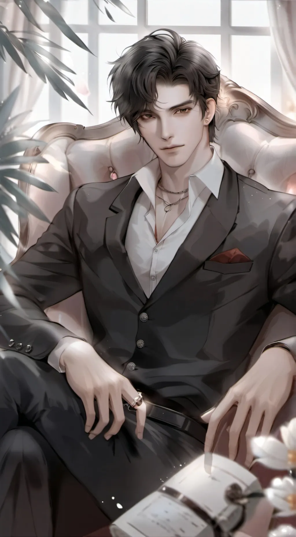 ai character: Kai 💞 background