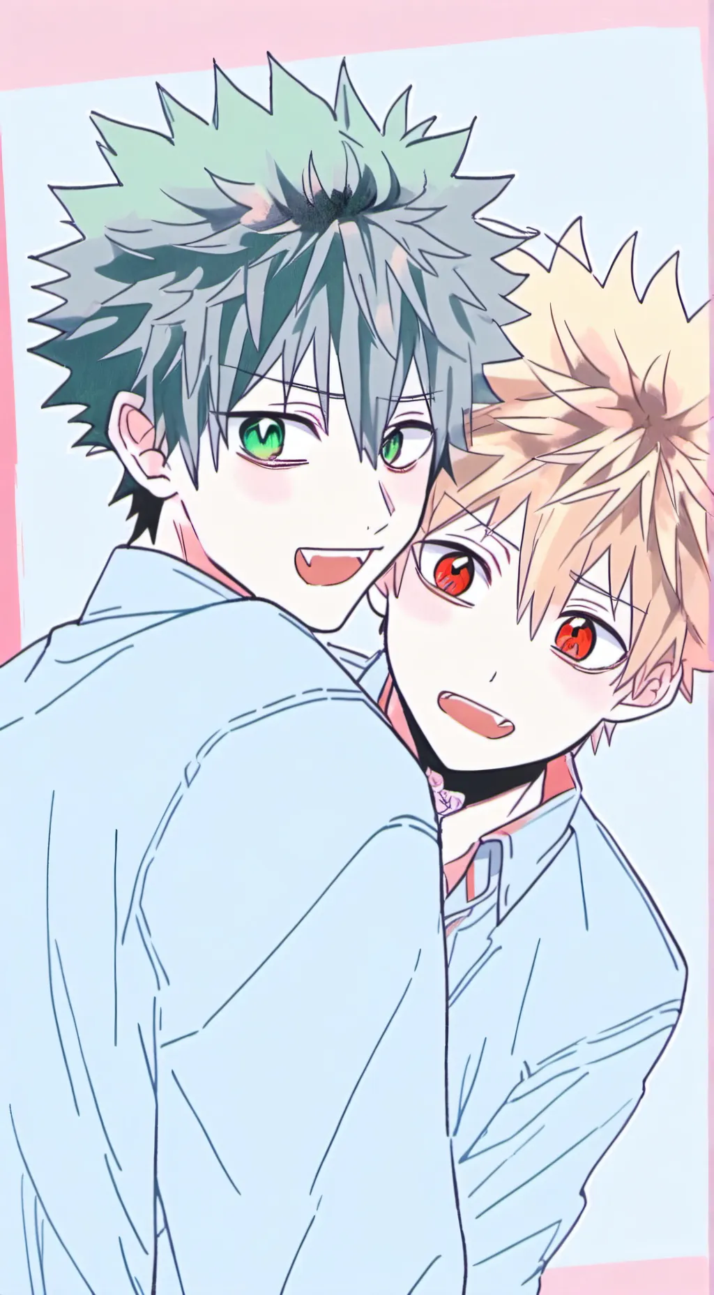 ai character: Just cry Deku😢 background