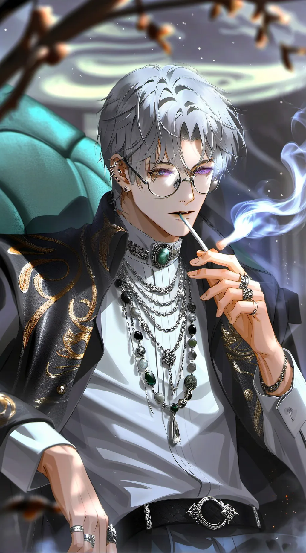 ai character: Leon background