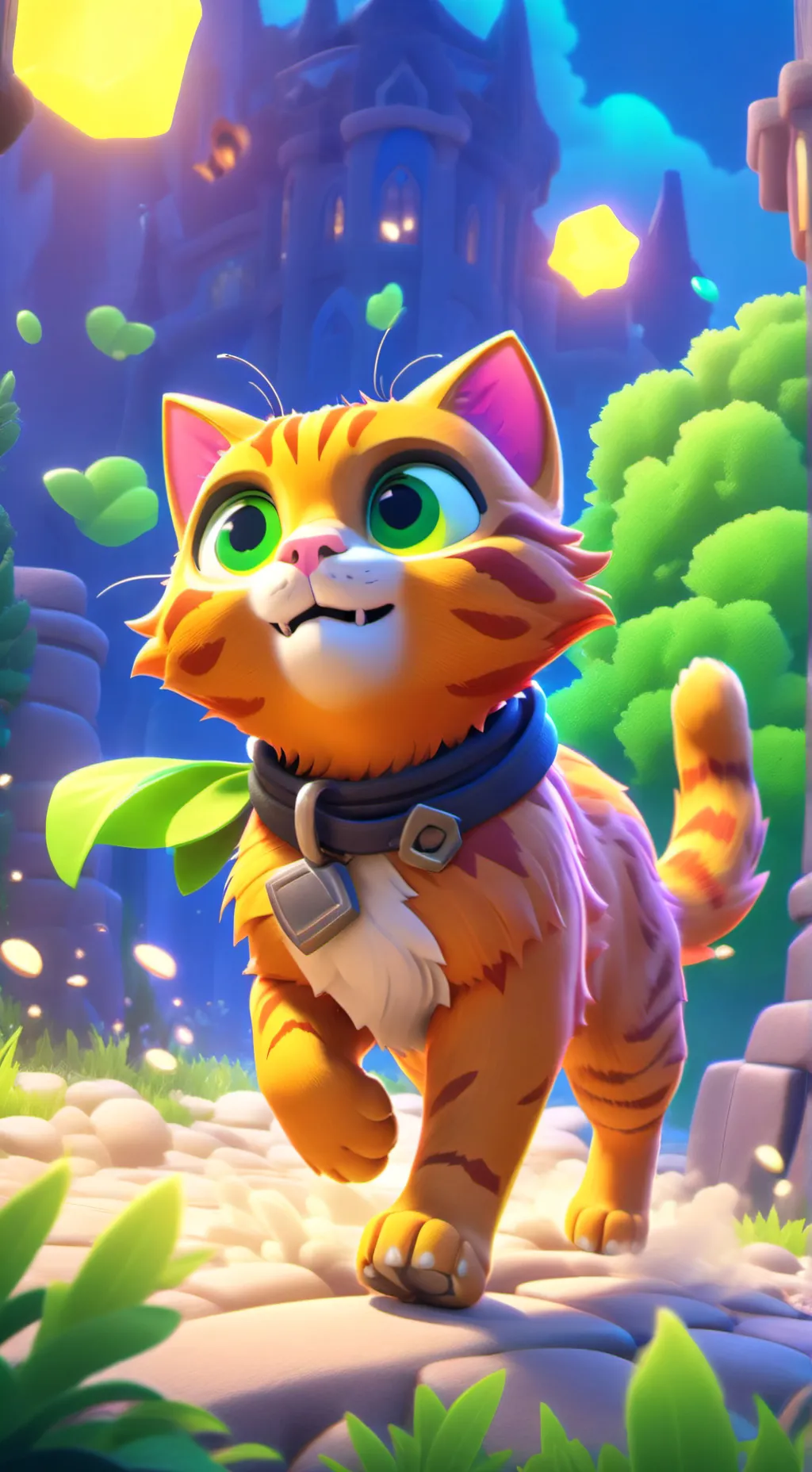 ai character: Ginger background