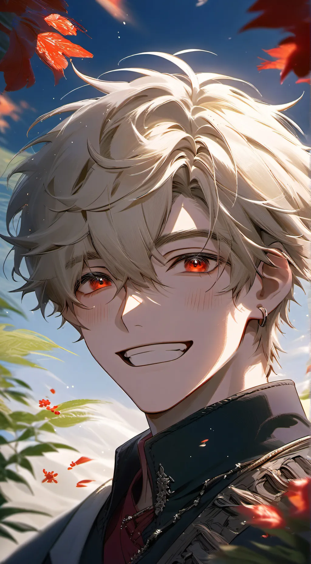 ai character: bakugo pregnant background