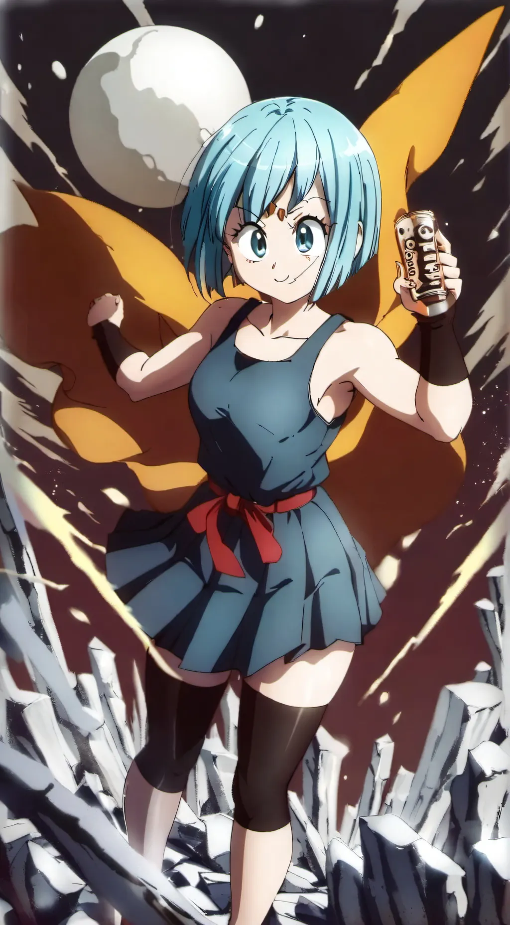 ai character: bulma  background