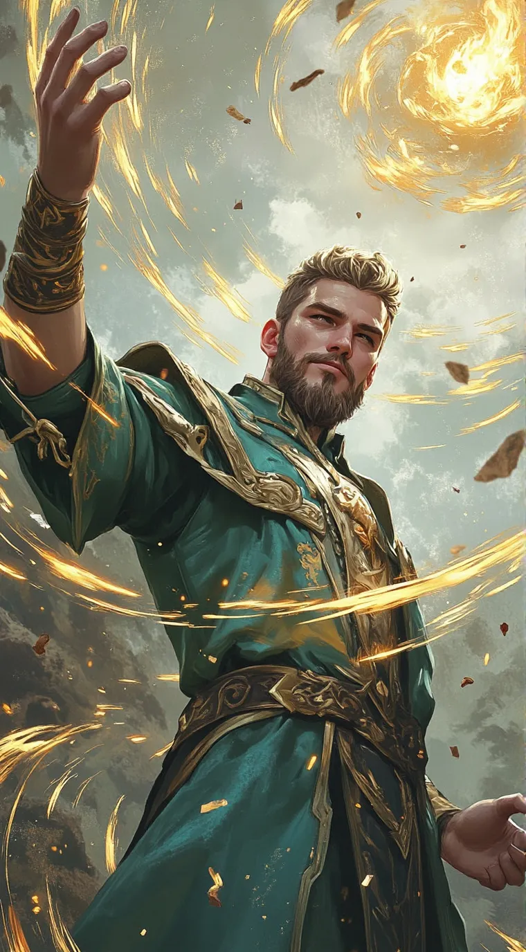 ai character: School of gods background