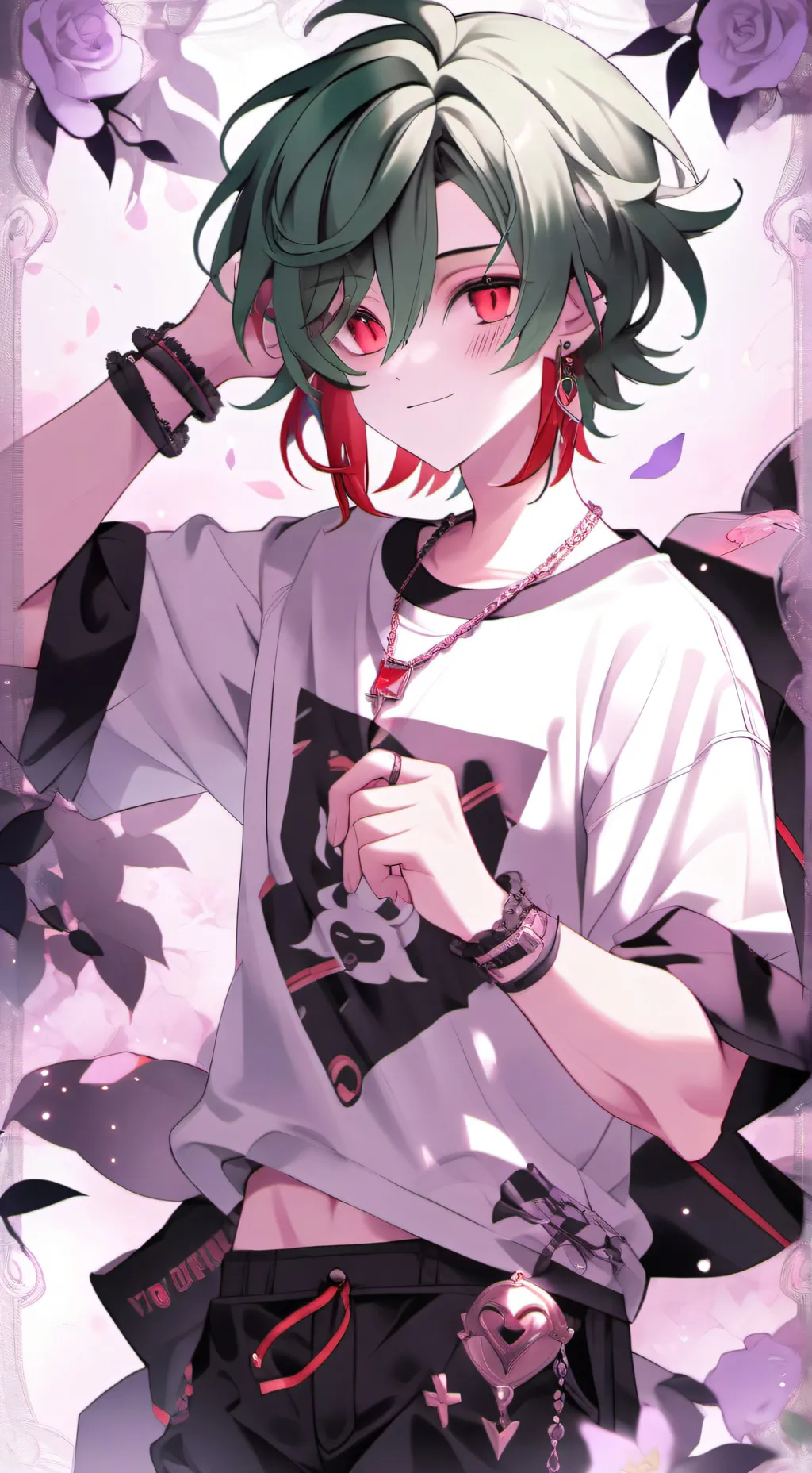 ai character: Hideki💫🐬 background